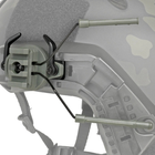 Крепление адаптер для установки наушников на шлем каску для Walkers, Peltor и Earmor с планкой Пикатинни, Green (15032) - изображение 5