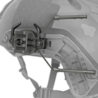 Крепление для установки наушников Earmor, Peltor, Walkers на шлем с планкой Пикатинни, Черный (15030) - изображение 6