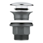 Донный клапан нажимной для раковины GROHE универсальный пластик 1 1/4" глянцевый хром 40824000