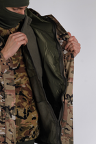 Військова тактична зимова куртка Softshell Мультикам XXXL - зображення 7
