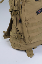 Штурмовой тактический рюкзак Yakeda 40-45л Койот - изображение 5