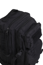 Штурмовий військовий тактичний рюкзак Yakeda 45-50л Чорний - зображення 2