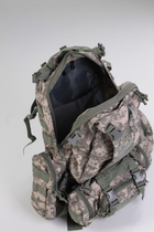 Військовий тактичний рюкзак Yakeda 50-60л Піксель камуфляж - зображення 6