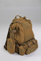 Военный тактический рюкзак Yakeda 50-60л Койот - изображение 6
