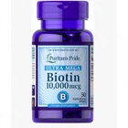 Біотин, Biotin, Puritan's Pride, 10000 мкг, 50 капсул (PTP-51463)