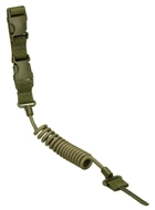 Шнур страховочный спиральный тренчик-карабин паракорд Хаки - изображение 2