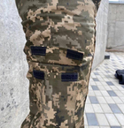 Штаны тактические софтшелл с флисом Пиксель ММ14 утепленные Штаны для военных 44 - изображение 4
