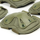 Тактический защитный комплект CORHUNTER наколенники и налокотники цвет Олива ТК-08AG - изображение 5
