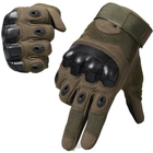 Тактичні армейскі рукавички CORHUNTER Touch Screen цвет Хакі розмір M (FF -115M) - зображення 4