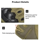 Армейские тактические перчатки утепленные XL Олива (KT-7737) - изображение 4