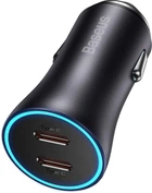 Автомобильное зарядное устройство Baseus Golden Contactor Pro Dual Fast Charger Car Charger C+C 40 Вт Dark Gray (CGJP000013)