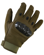 Тактичні військові рукавички KOMBAT UK захисні рукавиці M-L койот TR_kb-ptg-coy-m-l - зображення 1