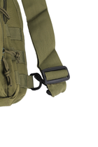 Тактическая сумка универсальная через плече 6л Олива - изображение 7
