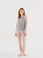 Пижама (свитшот + штаны) женская U.S. Polo Assn 16817 M Pink (8680557380903)