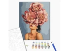 Картина за номерами Дівчина в квітучій півонії, Brushme (40х50 см)