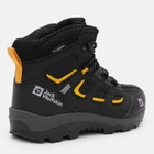 Подростковые зимние ботинки для мальчика Jack Wolfskin Vojo Texapore Mid K 4042181-6361 39 (5.5UK) Черный/Желтый (4060477902531) - изображение 4