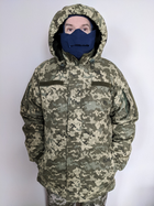 Куртка – бушлат військовий ЗСУ зимовий Піксель Розмір 52 - зображення 3