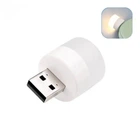 USB LED Лампочка 1W/5В Міні, Портативна світлодіодна міні USB лампа для павербанка, аварійного освітлення, міні світильник підсвічування ліхтарик нічник, Біла