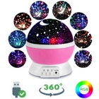 Проектор звездное небо ночник Star Master Dream TOPA круглый вращающийся Розовый