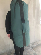 Сумка-баул большой рюкзак армейский Karat 100 л 94 х 57 х 37 см Зеленый (kar_580) - изображение 5