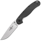 Складной Нож Ontario RAT-1 Silver Plain Black Handle (8848SP) - изображение 1