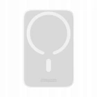 Магнитный портативный павербанк с беспроводной зарядкой Baseus Magnetic 20W 6000mAh для iPhone Белый