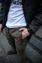 Мужские зимние тактические штаны Soft Shell хаки на флисе Flash карго XL - изображение 3