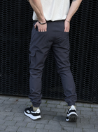 Чоловічі зимові тактичні штани Soft Shell сірі на флісі Flash Карго S - зображення 7