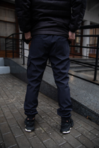 Мужские зимние тактические штаны Soft Shell синие на флисе Flash карго S - изображение 3