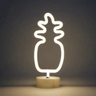 Ночной светильник Neon Decoration Lamp Series Pineapple Желтый декоративный (726207)