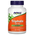 Натуральна добавка Now Foods Triphala 500 мг Таблетки