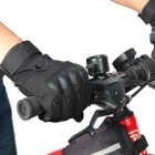 Тактичні рукавички полнопалые Oakley L чорний - зображення 4