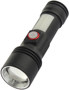 Ліхтар ручний акумуляторний Quantum QM-FL1031 Adept 10W LED zoom + COB з USB (0751784842729)