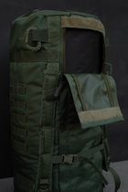 Сумка баул-рюкзак военный Обериг 100л 80*40 см олива тёмная - изображение 5