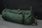 Сумка баул-рюкзак війсковий Оберіг 85л 80*36 см олива темна - зображення 7
