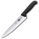 Обробний ніж Victorinox FIBROX 19см хвил чорн 5.2033.19