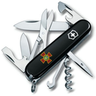 Складной нож Victorinox CLIMBER ARMY Эмблема НГУ 1.3703.3_W0100u - изображение 1