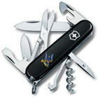 Складаний ніж Victorinox CLIMBER UKRAINE Тризуб-Ластівка + Героям слава 1.3703.3_T1220u