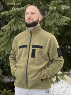 Военная тактическая флисовая кофта Олива ЗСУ 56 (XXL, 2XL)