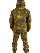 Тактична зимова тепла військова форма комплект бушлат + штани, мультикам, розмір 60-62 - зображення 3