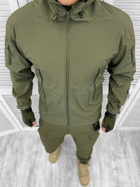 Тактическая теплая зимняя военная форма комплект Knight Oliva ( Куртка + Штаны ), Камуфляж: Олива, Размер: XXL - изображение 2