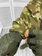 Тактична тепла зимова військова куртка - бушлат Tactic, Камуфляж: Мультикам, Розмір: M - изображение 5