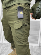 Тактическая теплая зимняя военная форма комплект Knight Oliva ( Куртка + Штаны ), Камуфляж: Олива, Размер: XXL - изображение 7
