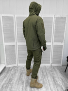 Тактична тепла зимова військова форма комплект Knight Oliva (Куртка + Штани), Камуфляж: Олива, Розмір: M - зображення 3