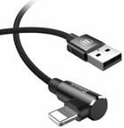Кабель Baseus MVP Elbow Type Cable USB For IP 2A 1m Black CALMVP-01
