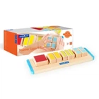 Деревянный пазл-сортер Guidecraft Manipulatives Части квадрата (G6748)