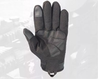 Перчатки тактические FG FQ2023 Черный L полнопалые с защитой на костяшках + сенсорные нашивки - изображение 2