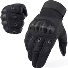 Перчатки тактические FG FQ20T001 Черный XL полнопалые с защитой на костяшках + сенсорные нашивки - изображение 8