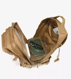 Рюкзак тактичний FG Хакі 45 л із системою підвіски Molle + поясний ремінь - зображення 7