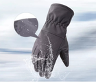 Перчатки тактические, зимние FG FQW21S001 Черный XL полнопалые на резинке + сенсорные нашивки - изображение 4
